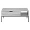 Monarch Specialties Coffee Table, 42 in. L, Rectangular, Cocktail, Lift-top, Grey, Black Metal, Contemporary, Modern I 3805 - alternate 3